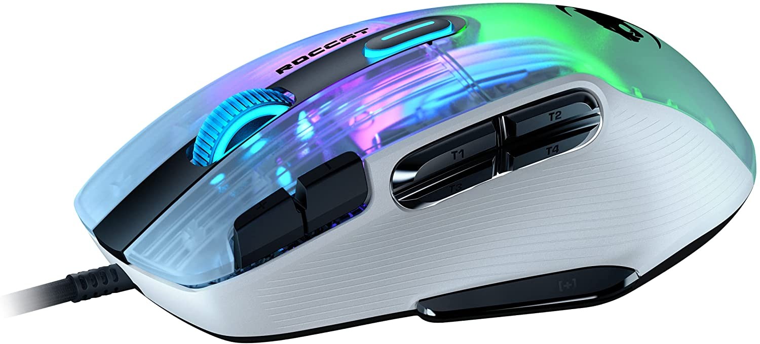 Roccat Kone XP balta laidinė RGB žaidimų pelė
