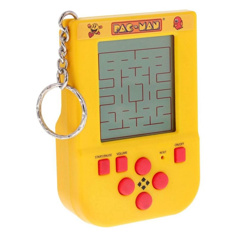 Pac-Man Mini Retro Handheld Video Game raktų pakabukas