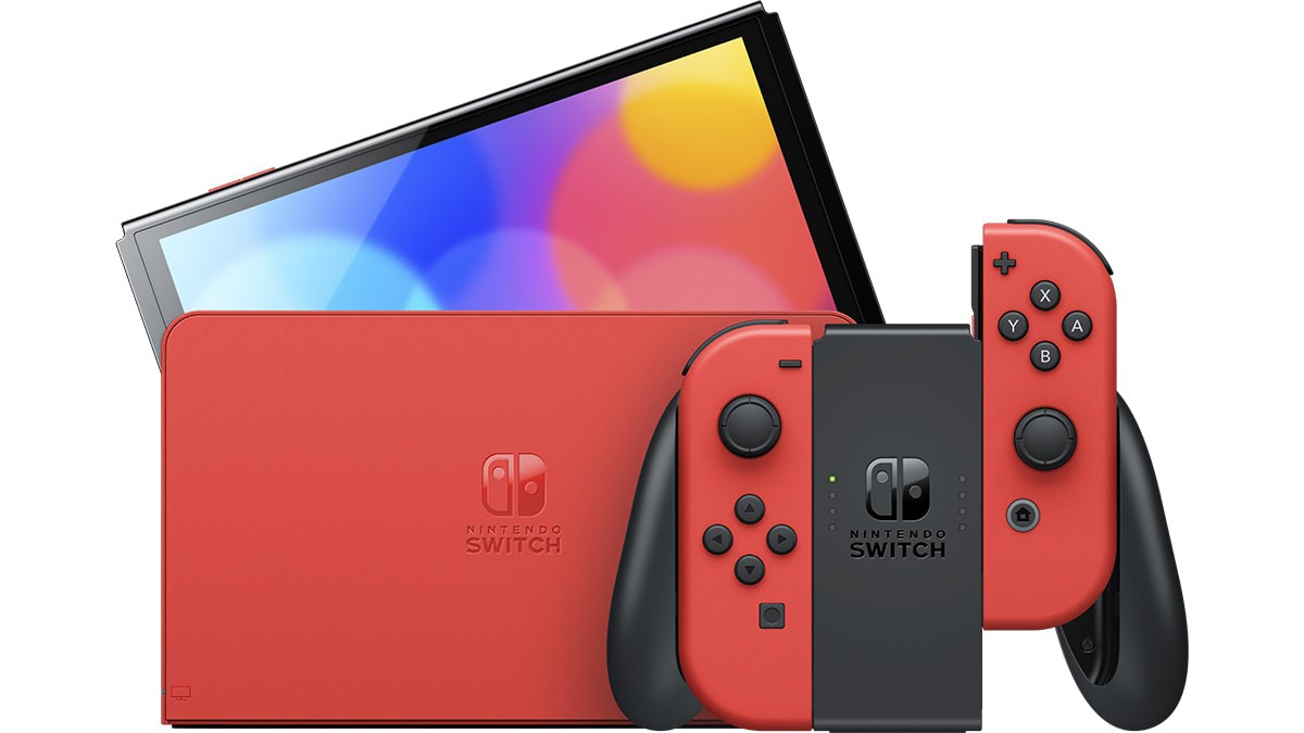 Nintendo Switch OLED konsolė - Mario Red Edition