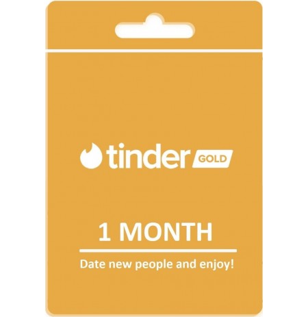 Tinder 1 month GOLD membership (EU)