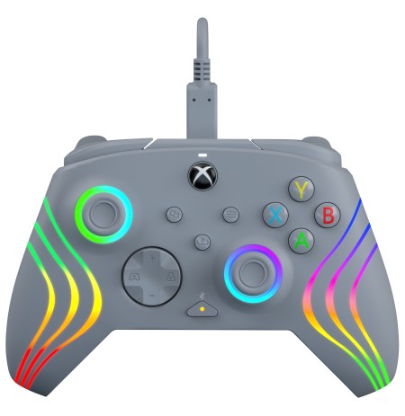 PDP Xbox Series X/S and PC grey wired controller (Afterglow Wave)
