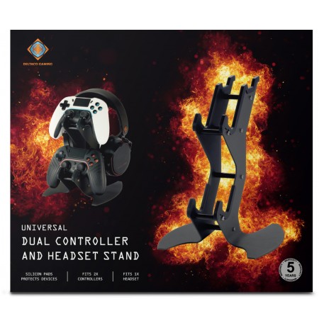 DELTACO GAMING Controller holder | for 2 controllers