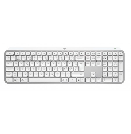 LOGITECH MX Keys S membraninė belaidė klaviatūra su apšvietimu (Šviesiai Pilka) (US)