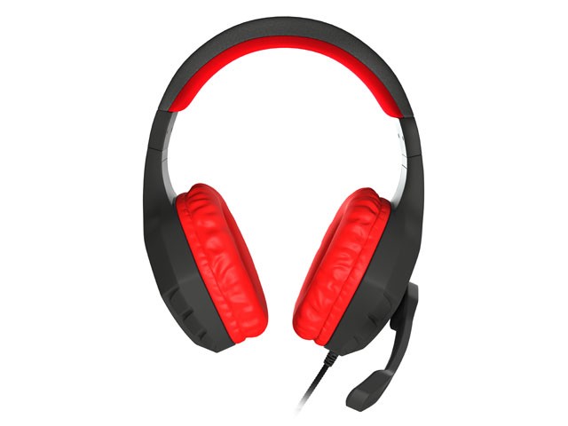 GENESIS ARGON 200 RED laidinės ausinės su mikrofonu | 2x 3.5mm