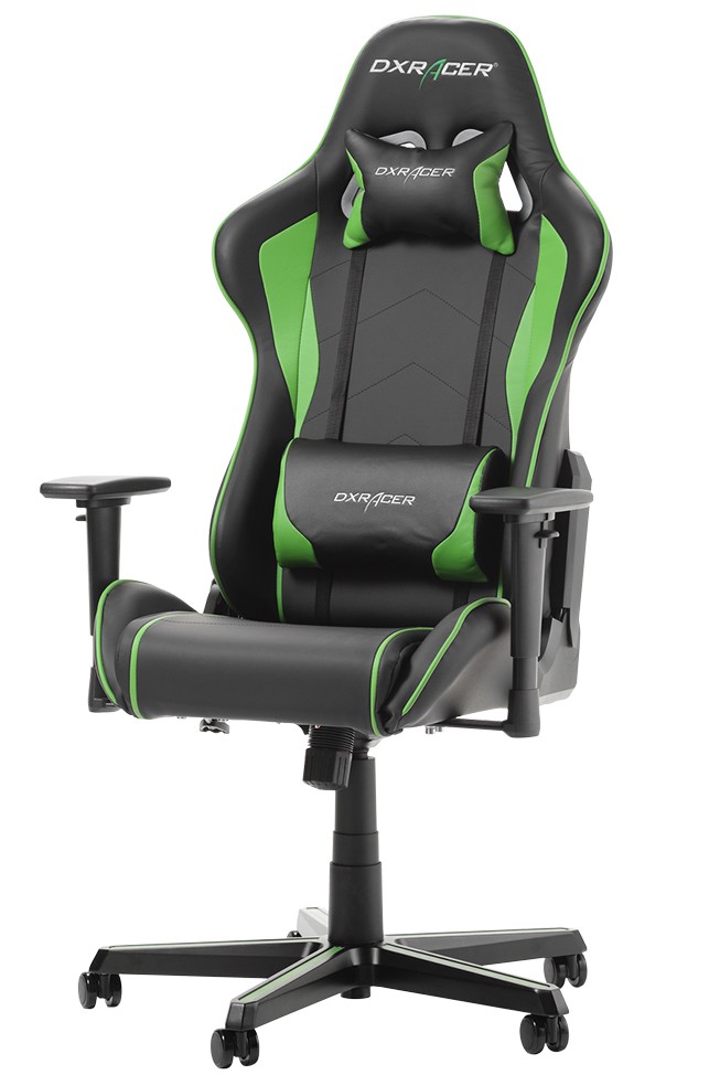 DXRACER FORMULA SERIES F08-NE žalia ergonominė kėdė