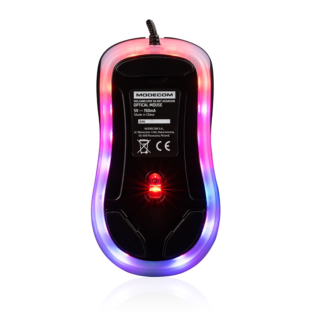 MODECOM Volcano GMX SILENT ASSASSIN wired optical mouse | 6200 DPI