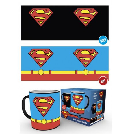 DC COMICS Superman Costume heat change mug