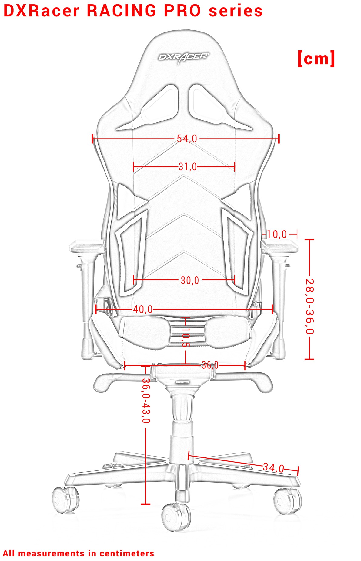 DXRACER RACING PRO SERIES R131-NO oranžinė ergonominė kėdė