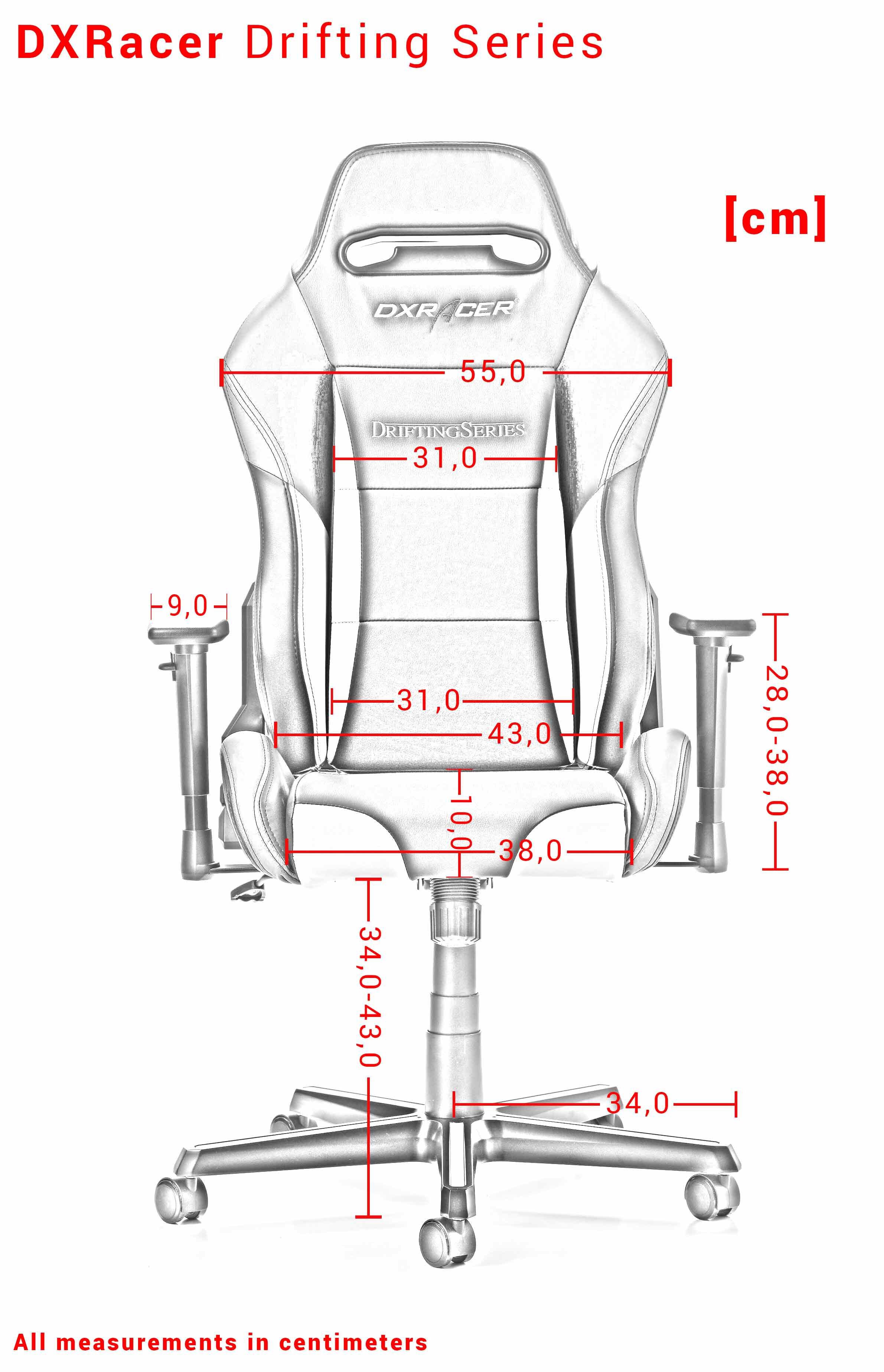 DXRACER DRIFTING SERIES D166-NE žalia ergonominė kėdė