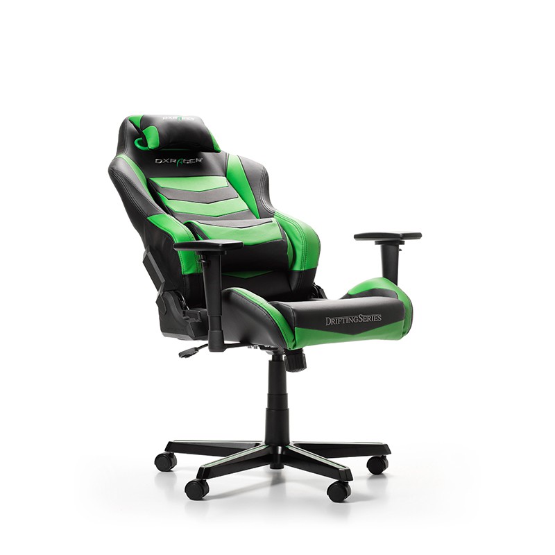 DXRACER DRIFTING SERIES D166-NE žalia ergonominė kėdė