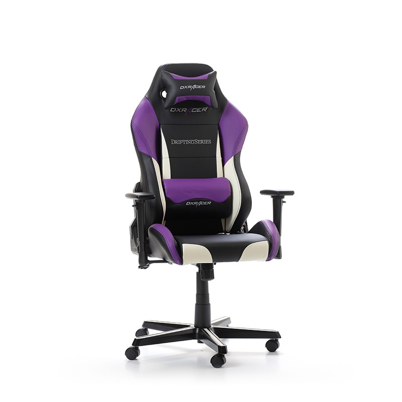 DXRACER DRIFTING SERIES D61-NWV balta violetinė ergonominė kėdė
