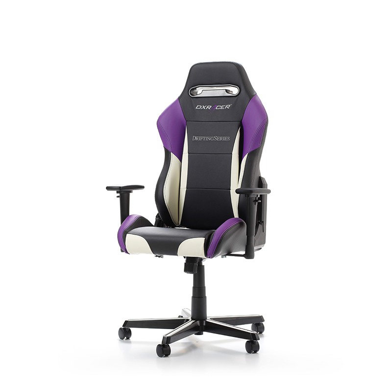 DXRACER DRIFTING SERIES D61-NWV balta violetinė ergonominė kėdė