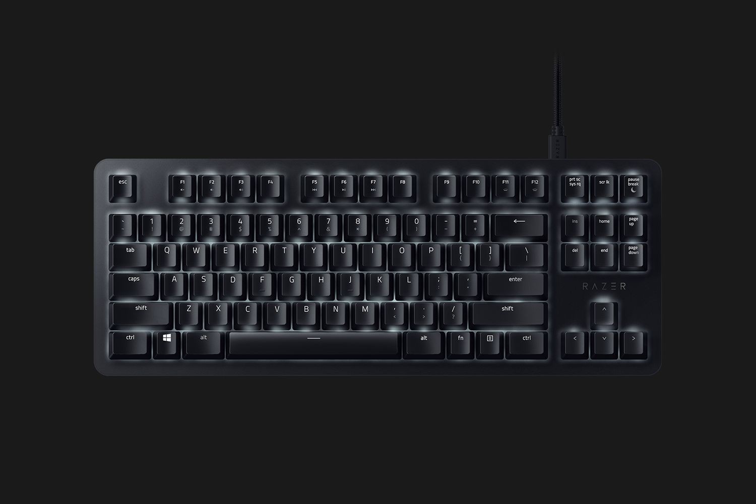 Razer BlackWidow Lite mechaninė klaviatūra (Orange switch, US)