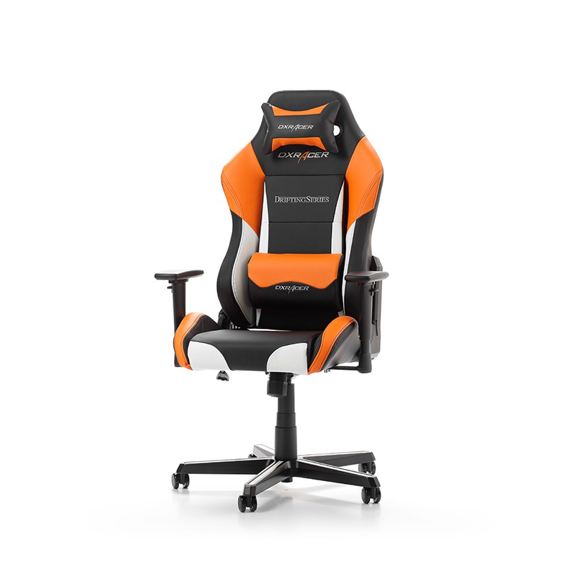DXRACER DRIFTING SERIES D61-NWO balta oranžinė ergonominė kėdė