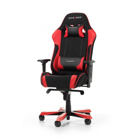 DXRACER KING SERIES K11-NR raudona ergonominė kėdė (Medžiaga + PU)