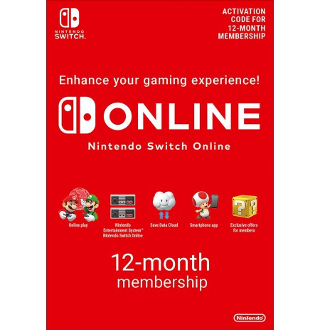 Nintendo Switch ONLINE 12mėn narystė