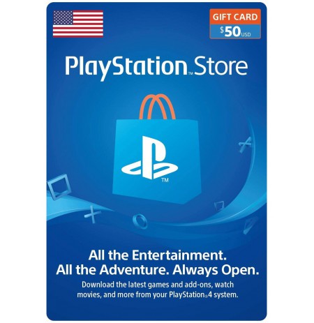Playstation Network Card 50 USD (USA)