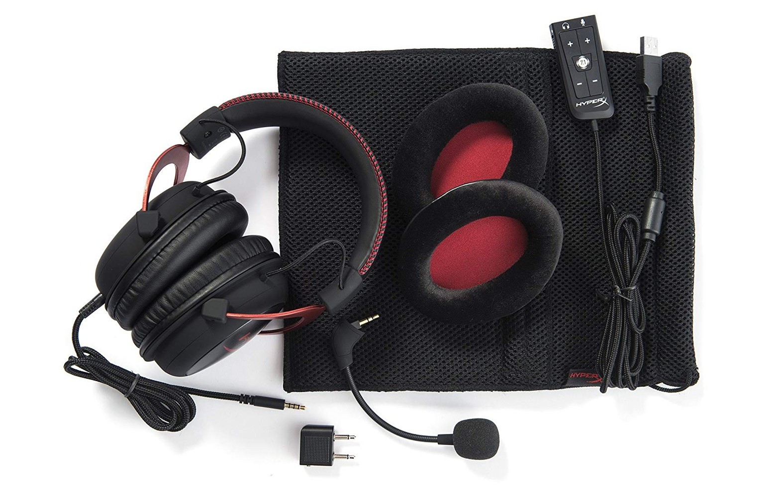 HyperX Cloud II Red Gaming Headset - 7.1 Surround Sound