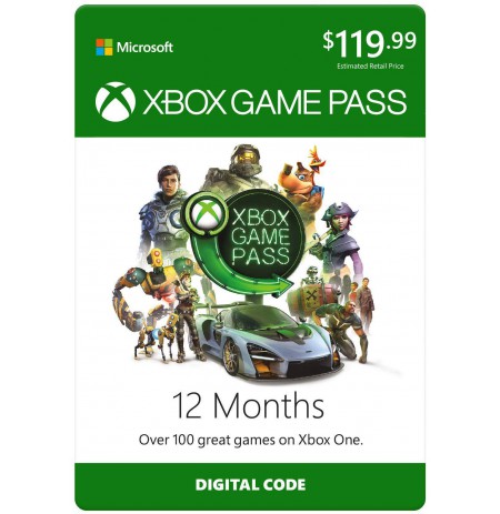 12 Month Xbox Game Pass Xbox One 