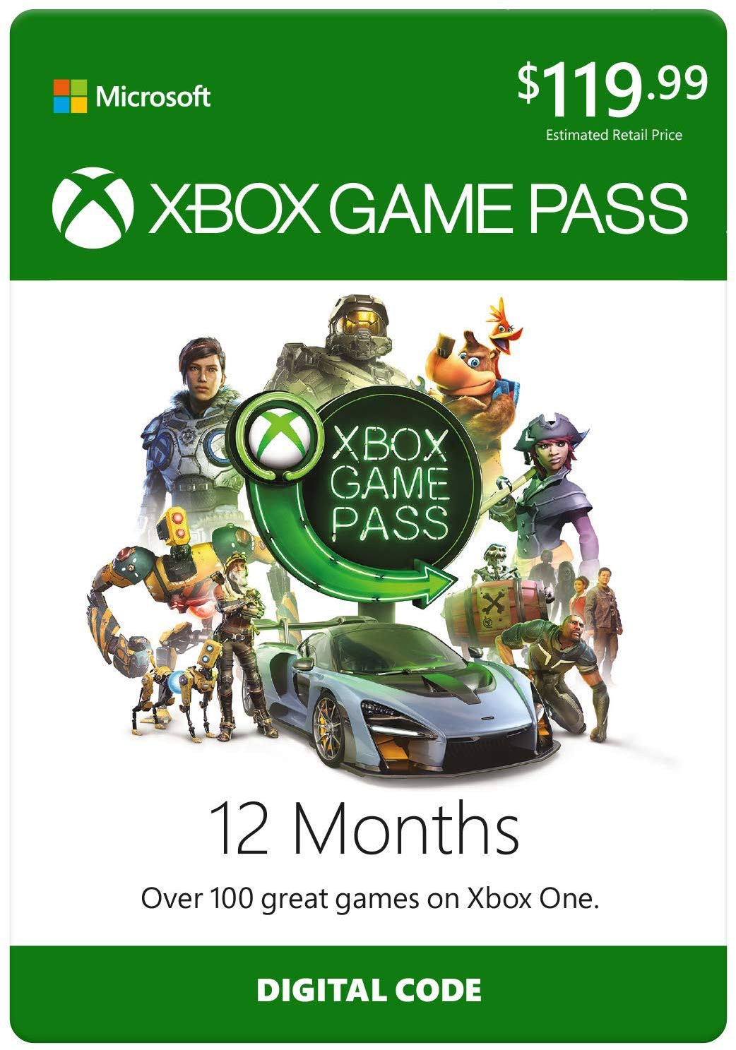 12 mėn Xbox Game Pass prenumerata Xbox One