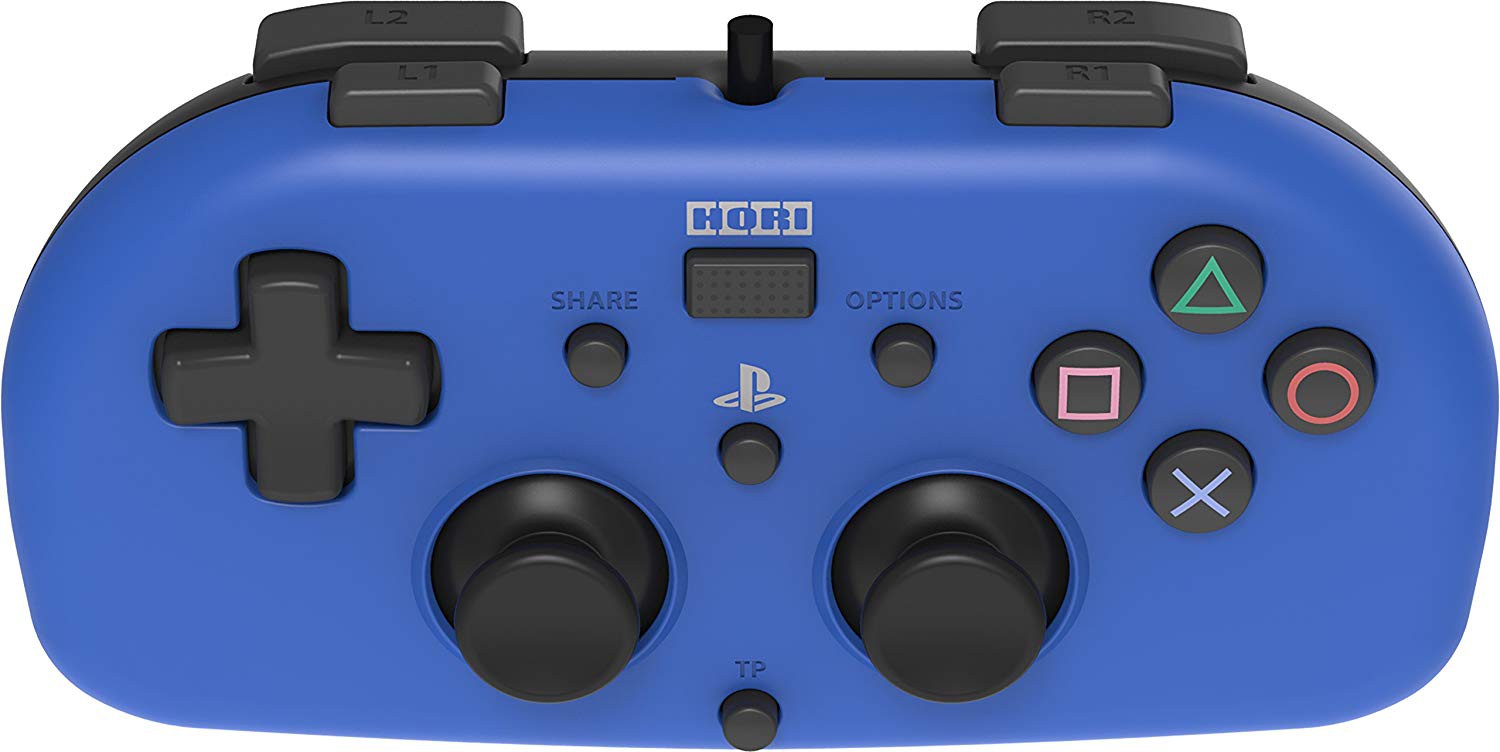 HORI wired mini - PlayStation 4 gamepad (blue)