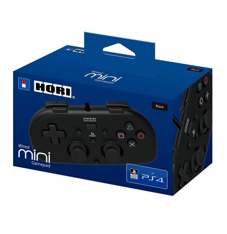 Wired Mini Gamepad  - PlayStation 4 Controller (Black)