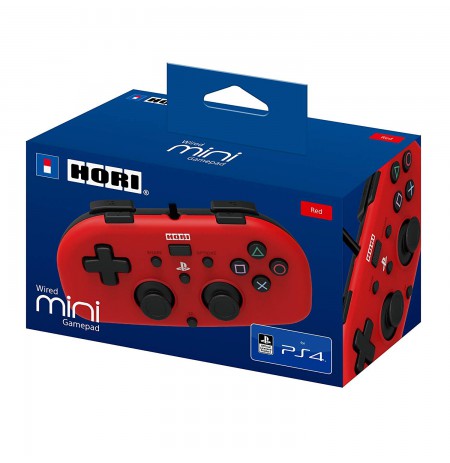 HORI wired mini - PlayStation 4 gamepad (red)