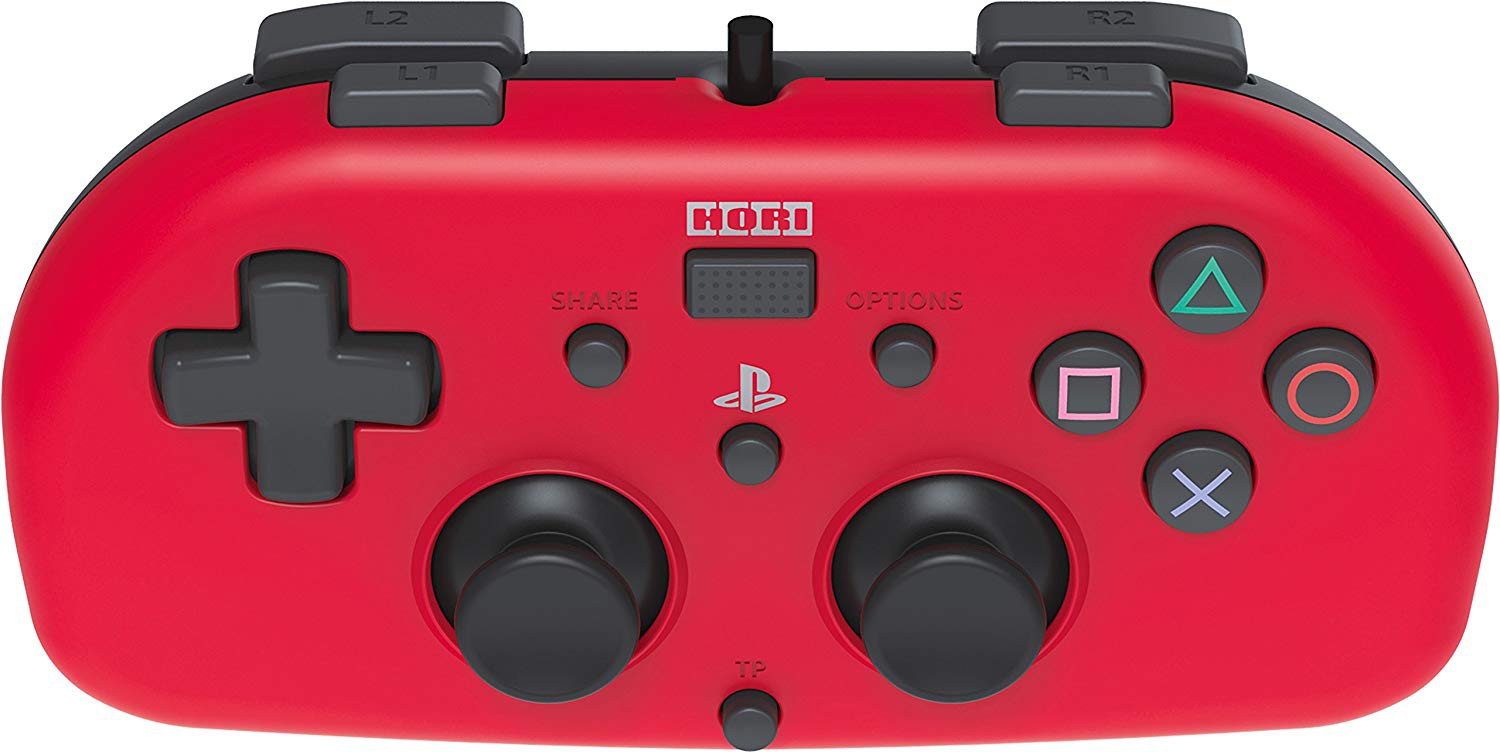HORI wired mini - PlayStation 4 gamepad (red)