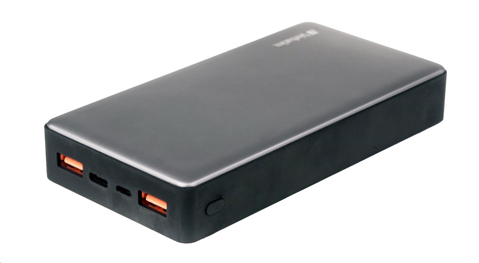 VERBATIM 20 000mAh Power Bank with Quick Charge USB/USB-C