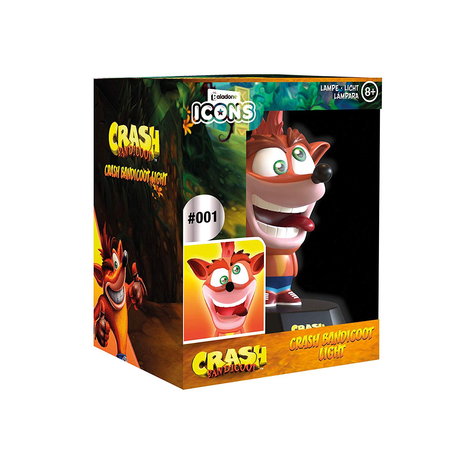 Crash Bandicoot Crash ICON light 10cm