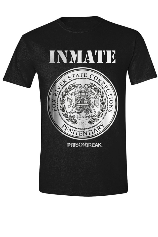 PRISON BREAK - INMATE - Black Medium