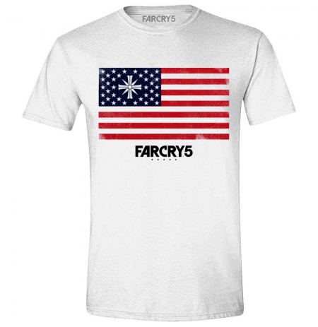 FAR CRY 5 - CULT FLAG MEN T-SHIRT - WHITE ExtraLarge