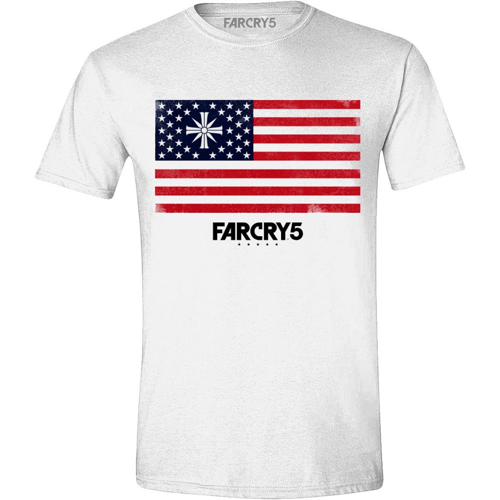 FAR CRY 5 - CULT FLAG MEN T-SHIRT - WHITE ExtraLarge