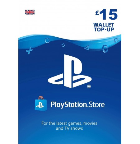 Playstation Network Card 15 GBP (Jungtinė karalystė) 
