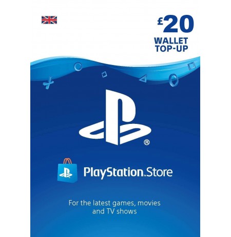 Playstation Network Card 20 GBP  (Jungtinė karalystė)