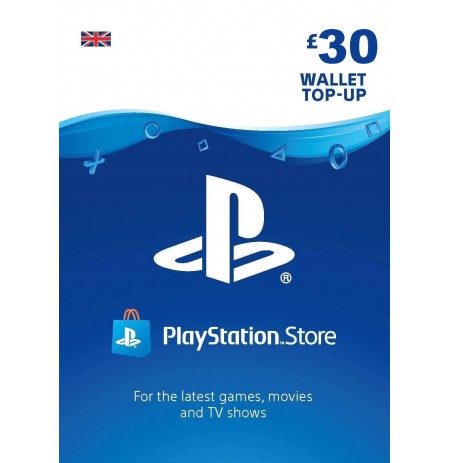 Playstation Network Card 30 GBP  (Jungtinė karalystė)