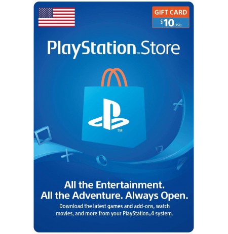 Playstation Network Card 10 USD (USA)