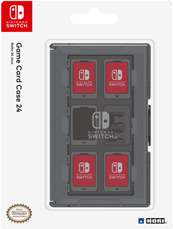 HORI Game Card Case 24 (Black) for Nintendo Switch