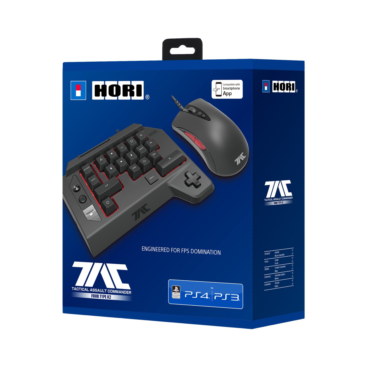HORI T.A.C PRO TYPE M2 for Playstation 4/3 / PC