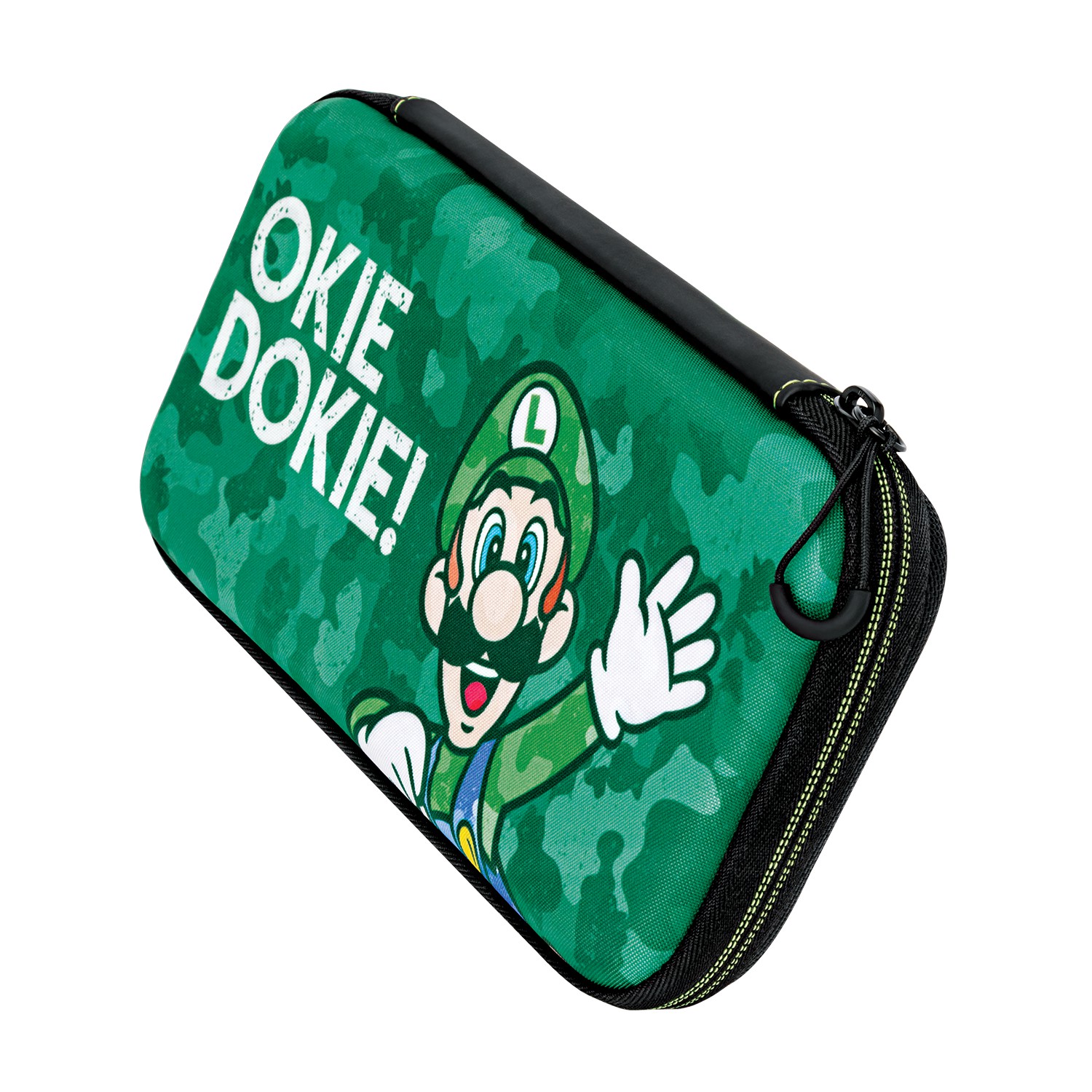 PDP Slim Travel Case - Luigi Camo Edition For Nintendo Switch