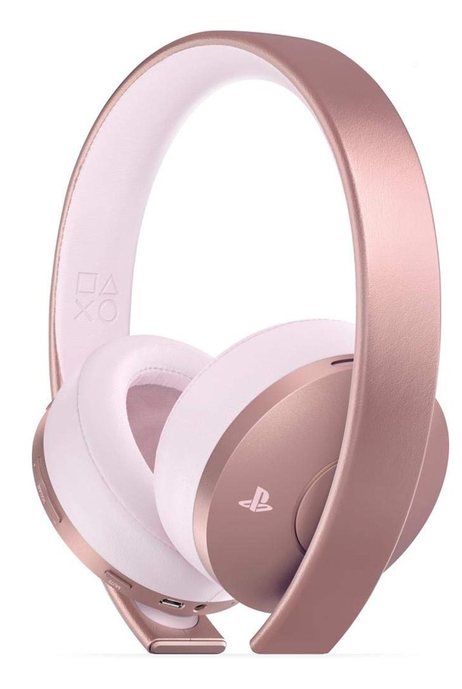 Sony PlayStation 4 Gold belaidės ausinės 7.1 Rose Gold