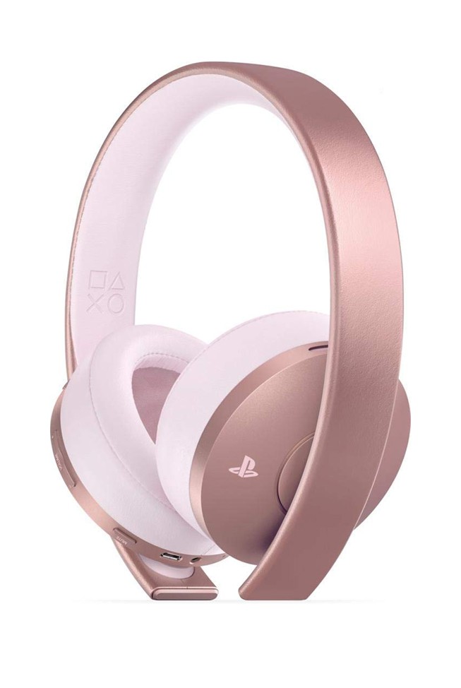Sony PlayStation 4 Gold belaidės ausinės 7.1 Rose Gold