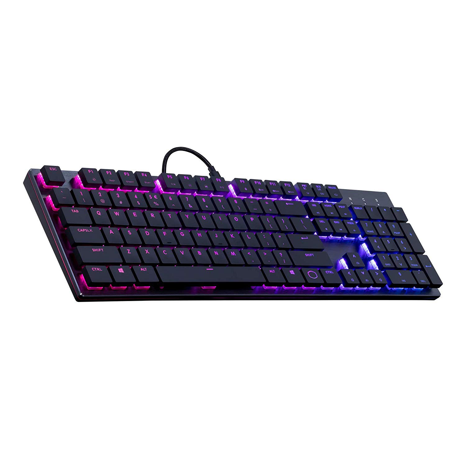 MECHANICAL GAMING KEYBOARD CM MK SK650 RGB BACKLIGHT CHERRY MX RED LOW PROFILE US LAYOUT