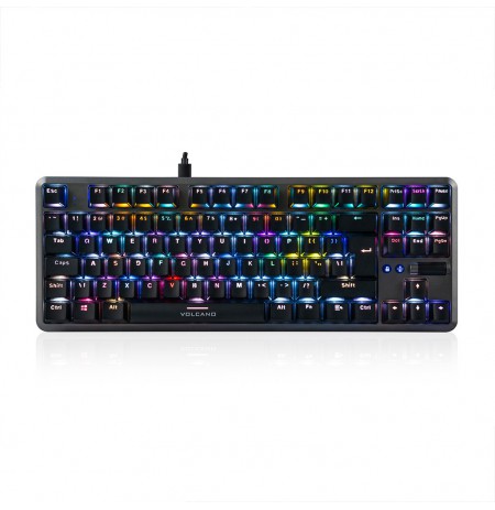 MODECOM VOLCANO LANPARTY V2 RGB žaidimų klaviatūra BROWN US 
