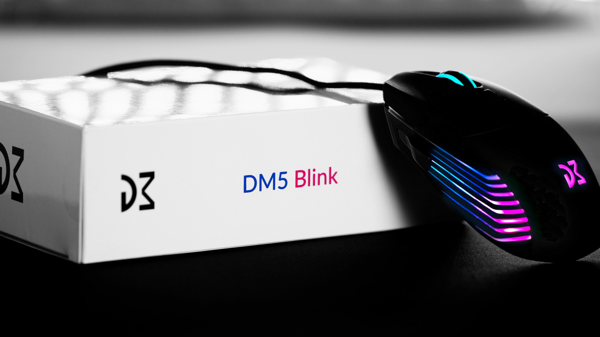 Dream Machines DM5 Blink laidinė optinė pelė | 16000 DPI