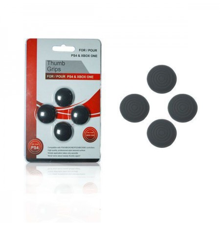 PS4/Xbox One Analog Thumbstick Covers 4pcs/set (Black)