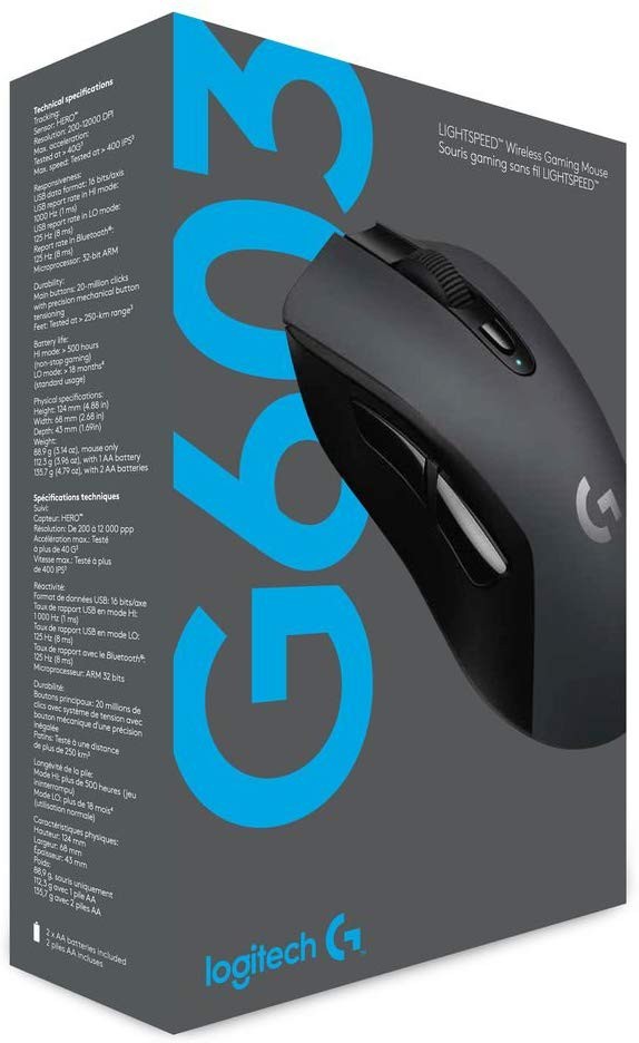 LOGITECH G603 LIGHTSPEED Wireless Gaming Mouse