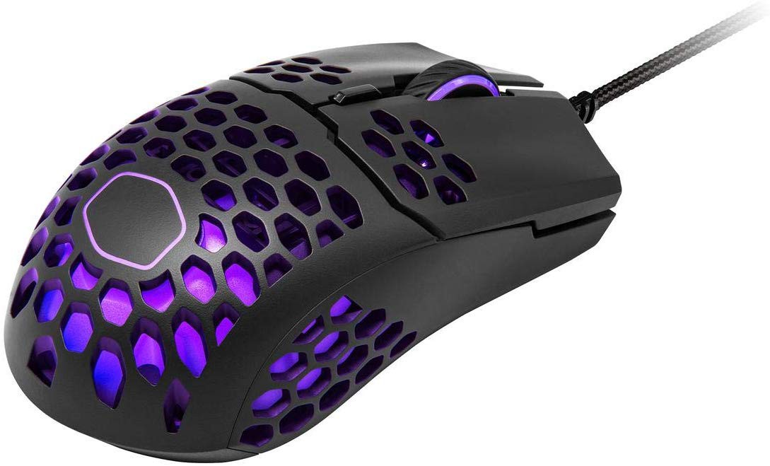GAMING MOUSE COOLER MASTER MM711 LIGHT MOUSE 16000DPI WITH RGB MATTE BLACK
