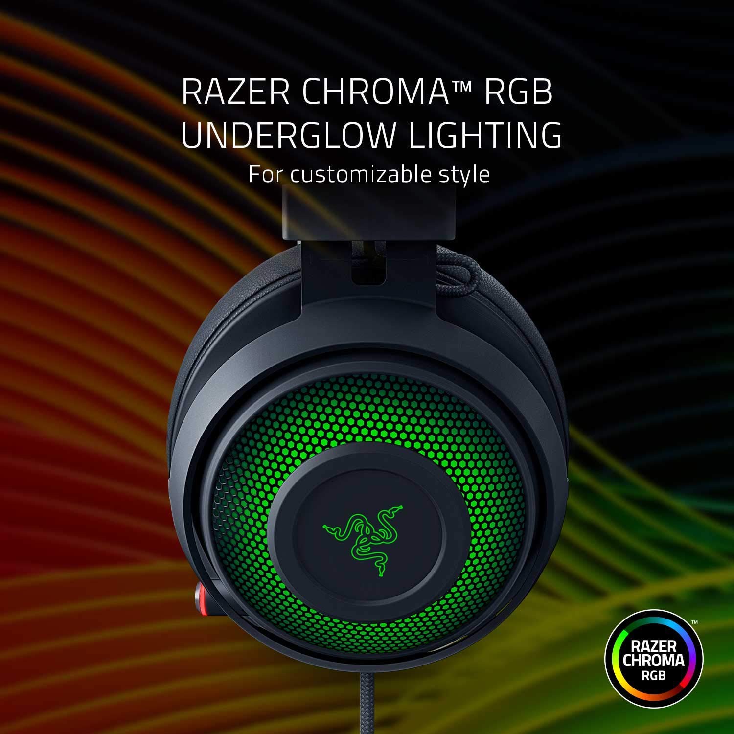 Razer Kraken Ultimate RGB USB Gaming Headset: THX 7.1