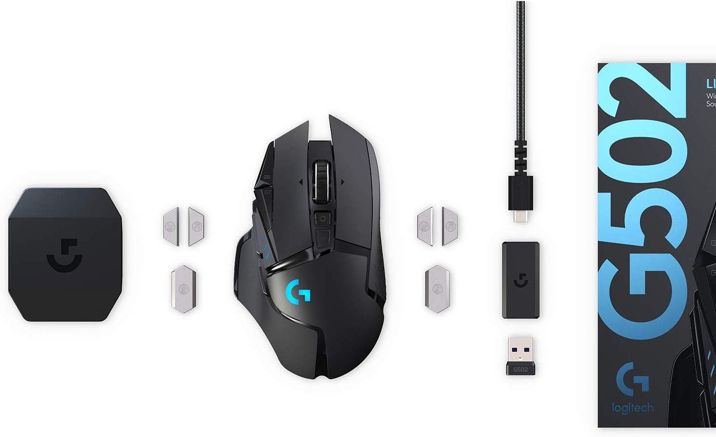 LOGITECH G502 LIGHTSPEED Wireless Gaming Mouse | 25 600 DPI